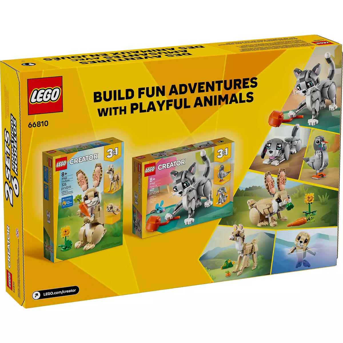 LEGO 66810 Animal Lover's Gift Set-Gift for Christmas-Boys, Girls, & Kids, Ages 8+