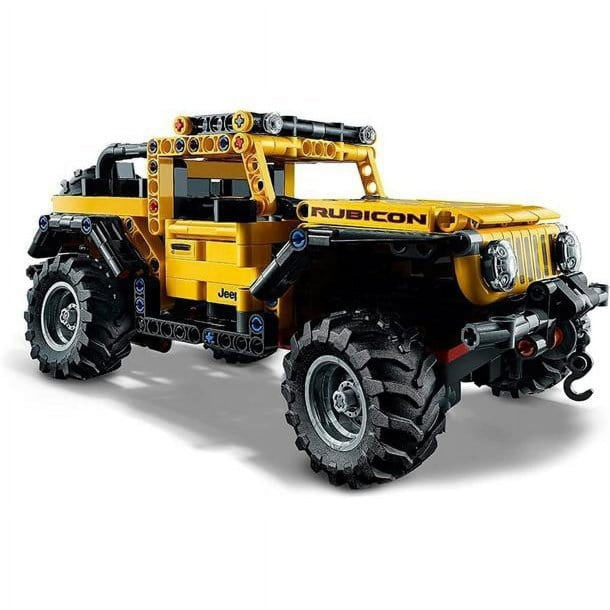 LEGO 42122 Technic Jeep Wrangler 4x4 Toy Car, Off Roader SUV Model Building Set