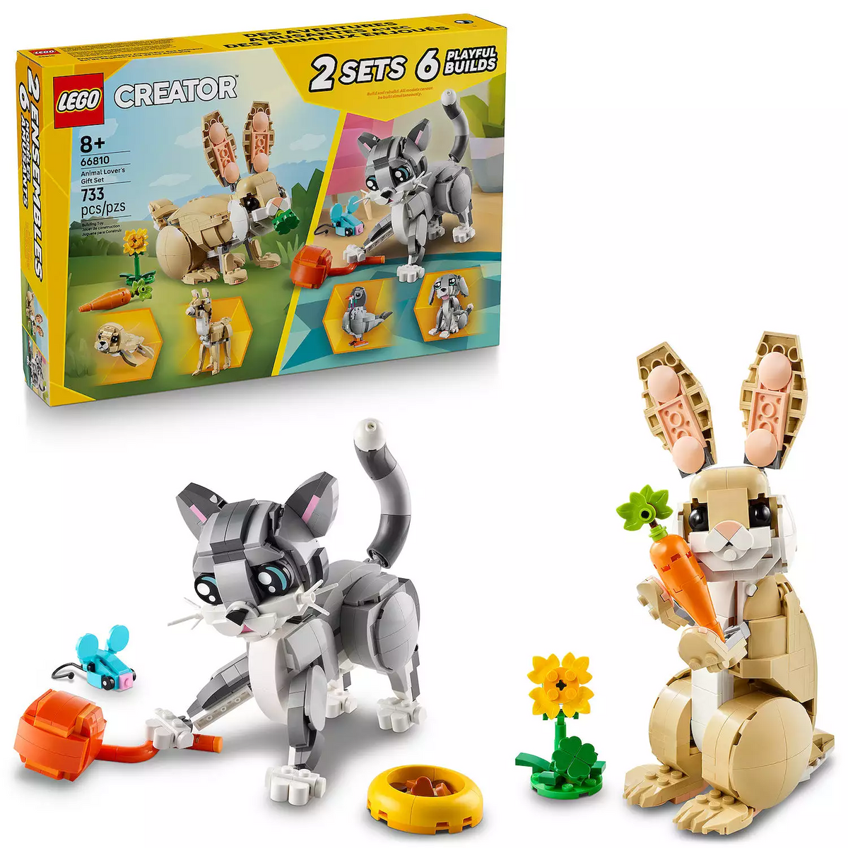 LEGO 66810 Animal Lover's Gift Set-Gift for Christmas-Boys, Girls, & Kids, Ages 8+