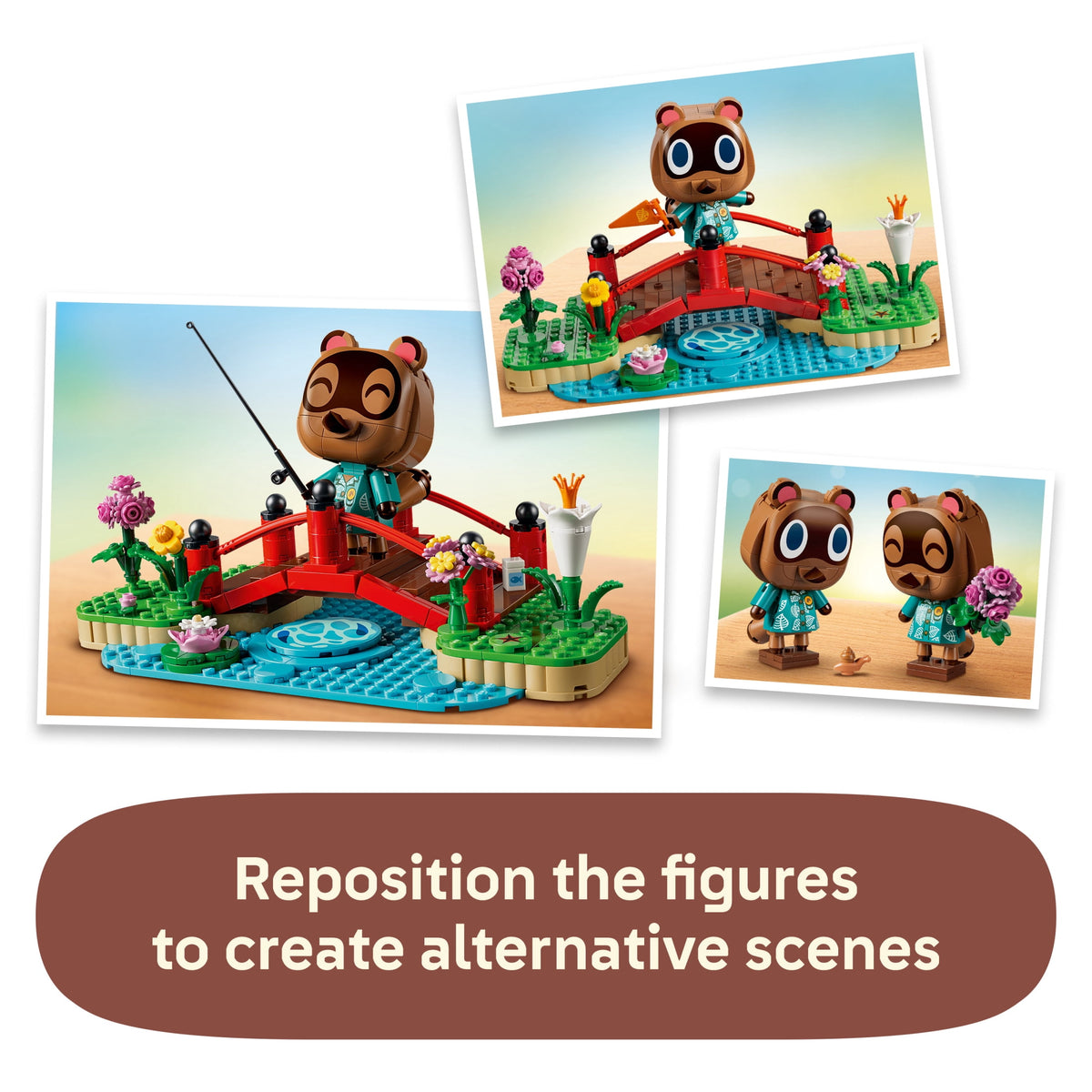 LEGO Animal Crossing Timmy & Tommy's Fun Day Out - Collectible Building Toy for Girls & Boys, Ages 10+ - Build and Display Model - Kids Bedroom or Bookshelf Decor - Gift for Fans - 77059